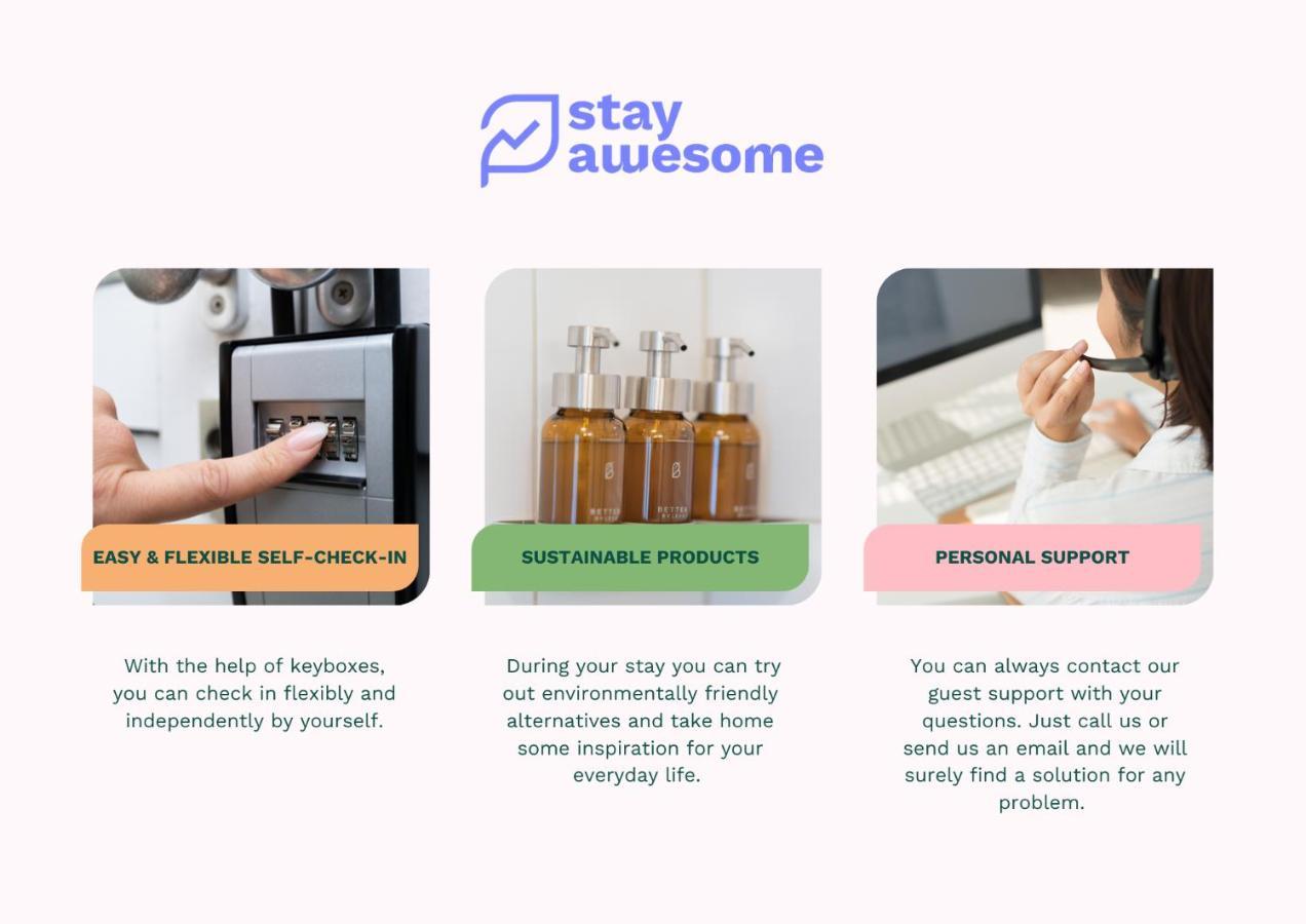 Stay Awesome - Modernes Apartment Am Botanischen Garten Kassel Exterior photo